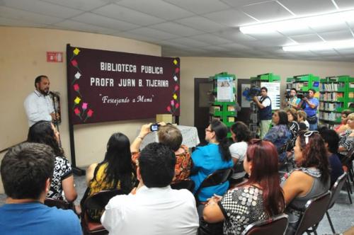 Con éxito presentaron “Mi Cristo Roto” en Biblioteca Juan B. Tijerina